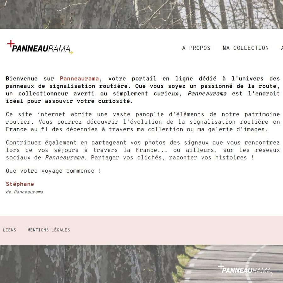 Le site internet de Panneaurama