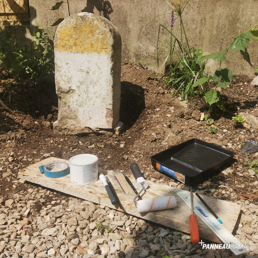 Quelques outils nécessaires à la restauration des bornes