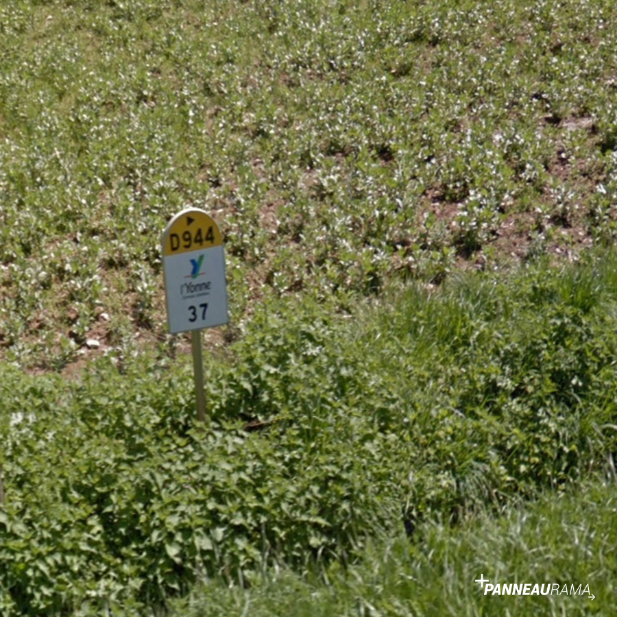 Vue de la borne sur Google Street View
