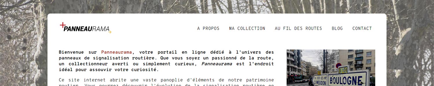 Le site internet de Panneaurama