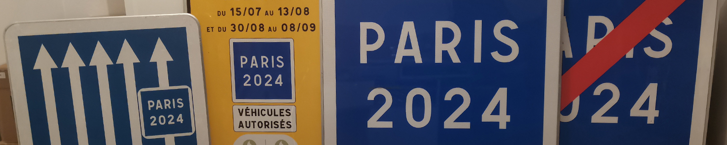 Sauvegarde de la signalisation routière de Paris 2024