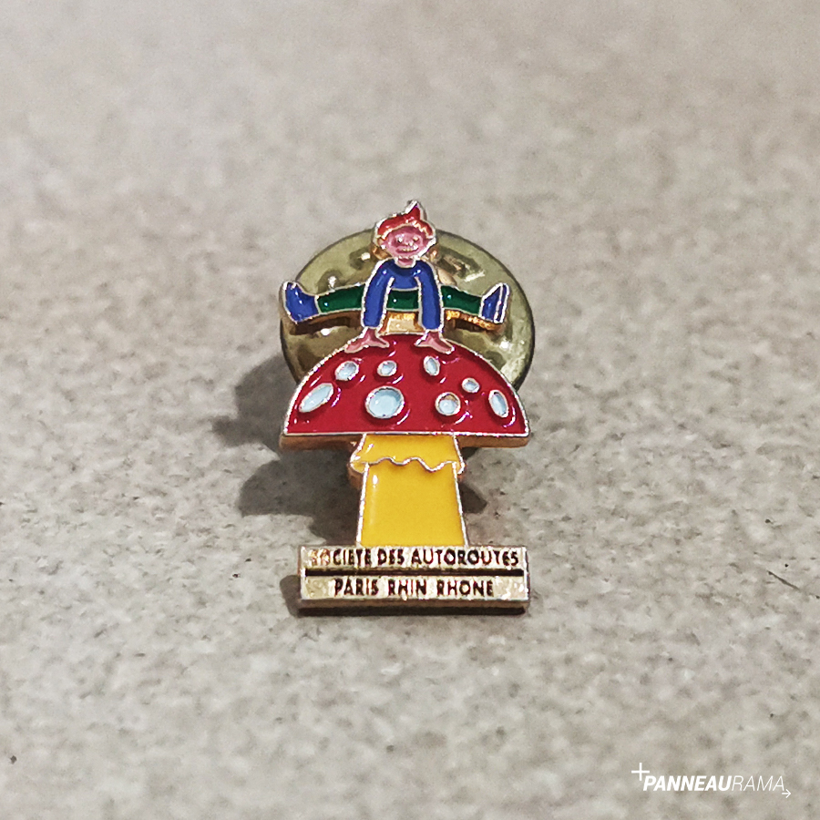 Pin's de la Société des Autoroutes Paris Rhin Rhône (Aire de Jugy, A6)