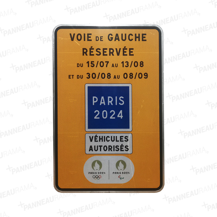Voie reservée JO Paris 2024